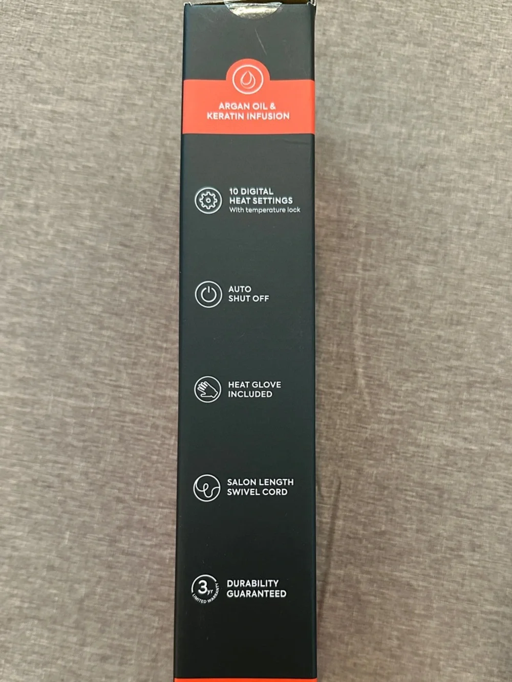 Tapered Curling Iron. Ceramic Infused with Argon Oil & Keratin by Remington.